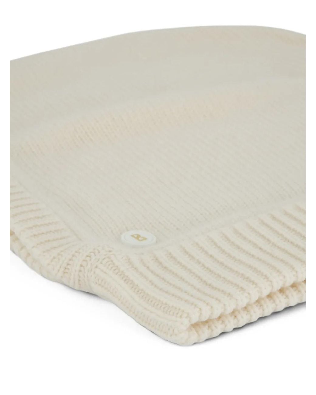 Bogner White Berny1 Ribbed-Knit Balaclava