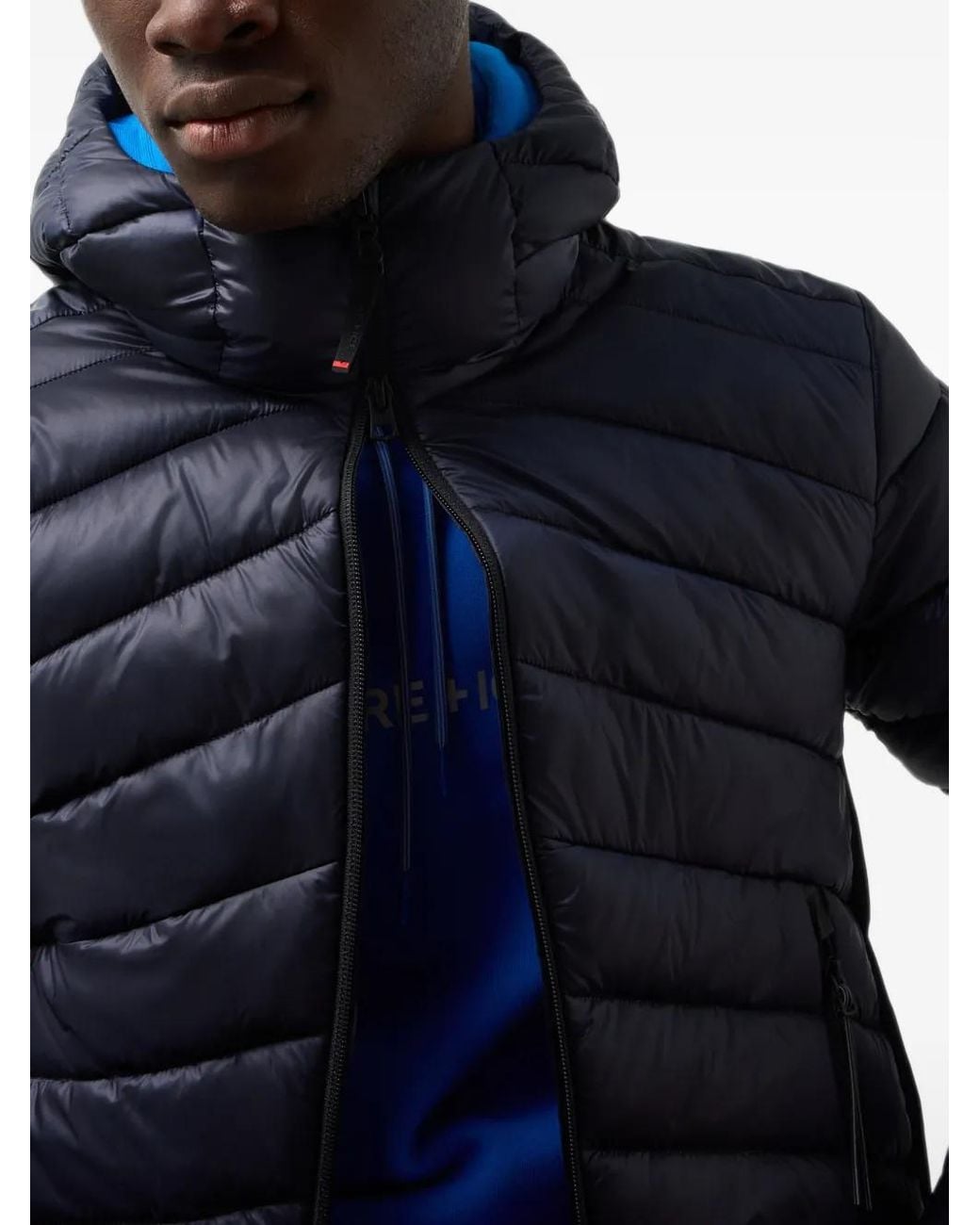 Bogner Fire + Ice Blue Elvis Quilted Jacket for men
