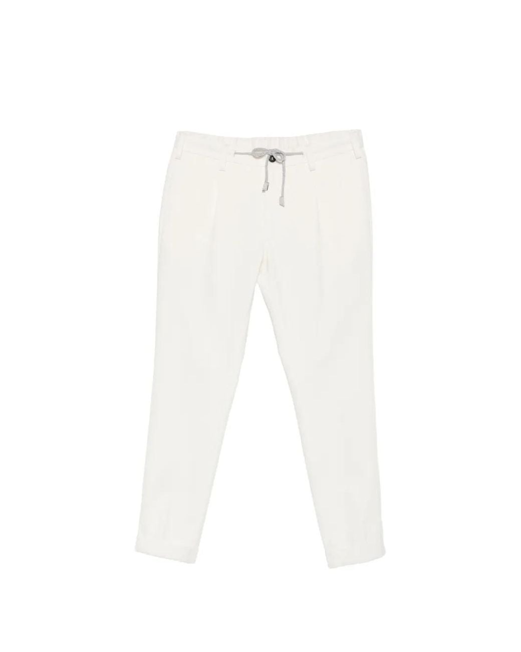 Eleventy White Pantalon À Effet Tissé for men