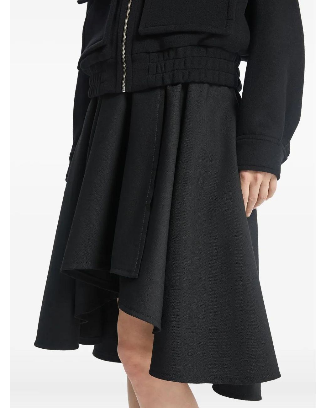 BITE STUDIOS Black Tailored Voluminous Skirt