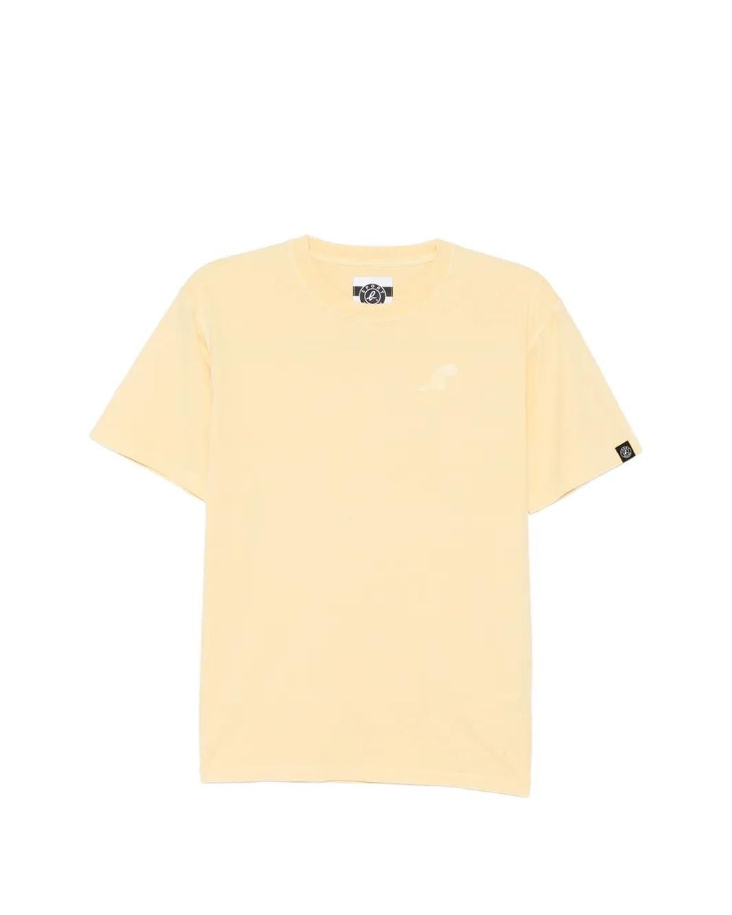 SPORT b. by agnès b. Natural Logo-Patch Cotton T-Shirt for men