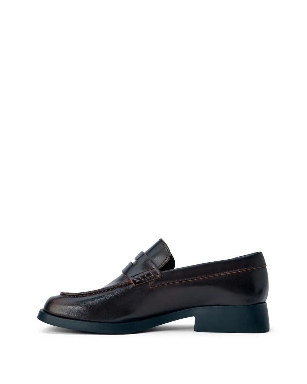Camper White Square-Toe Loafers