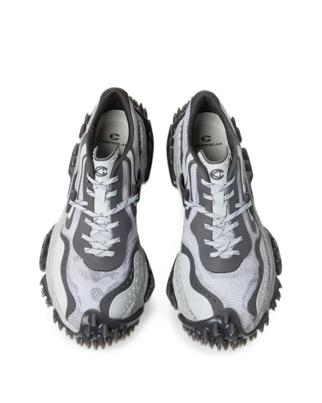 CAMPERLAB White Tornado Paneled-Design Low-Top Sneakers