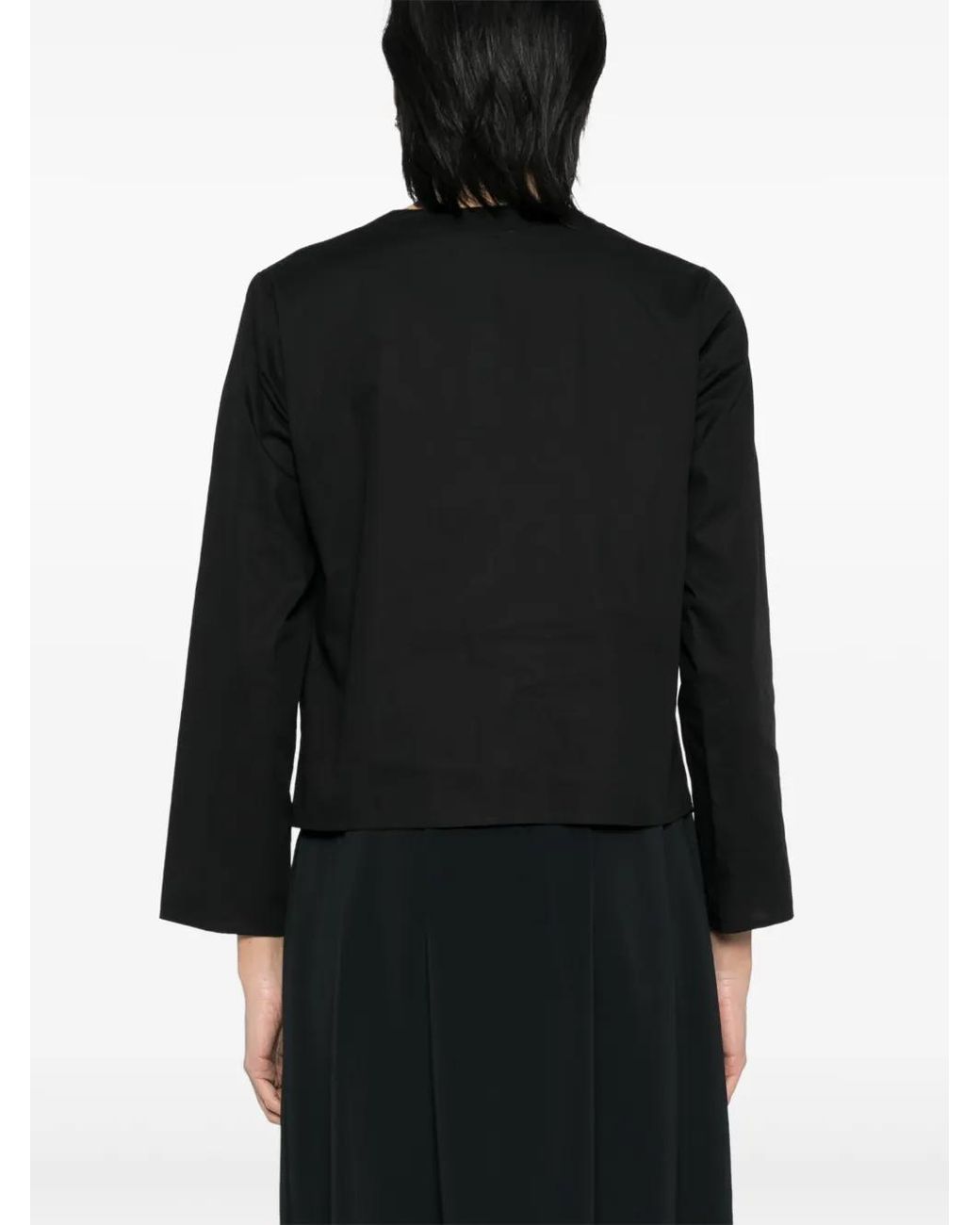 Agnes B. Black Buttoned Shirt