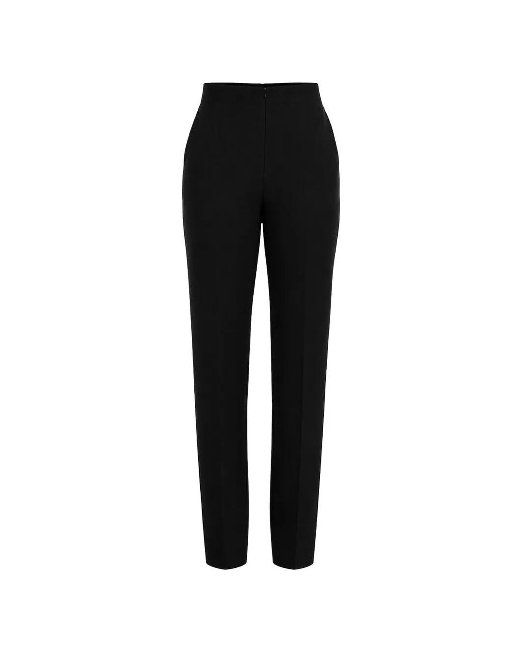 Emporio Armani Black Concealed-Fastening Trousers