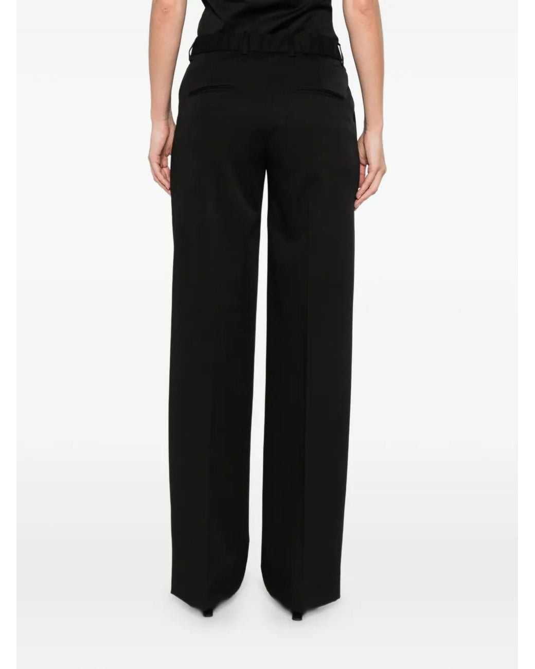 Cellar Door Black Wilma Pleated Trousers