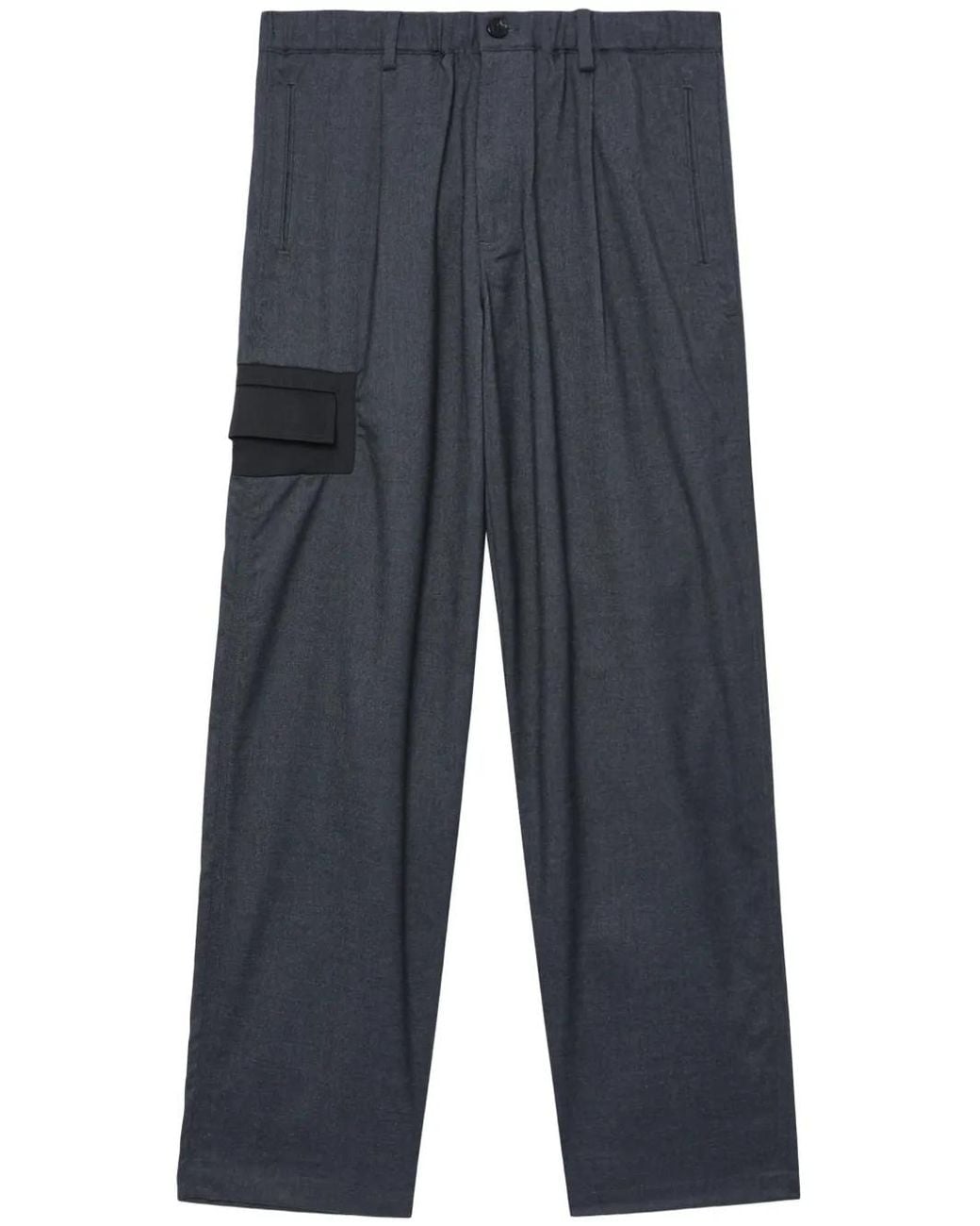 Pantalon À Détail Patchwork Undercover pour homme en coloris Blue