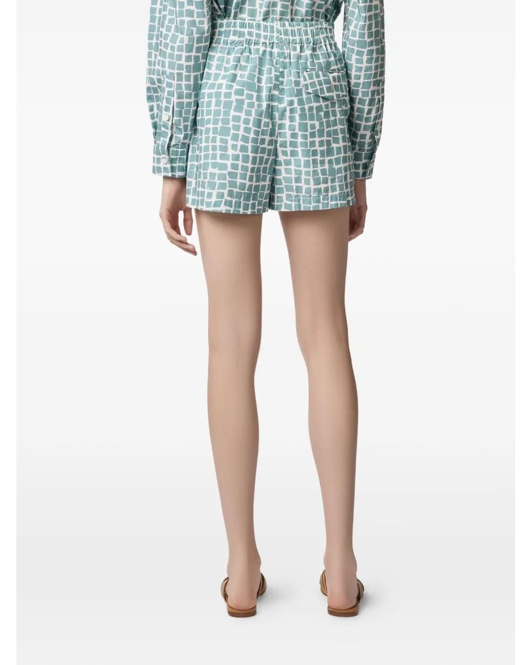 Tod's Blue Elasticated-Waistband Pocket Shorts