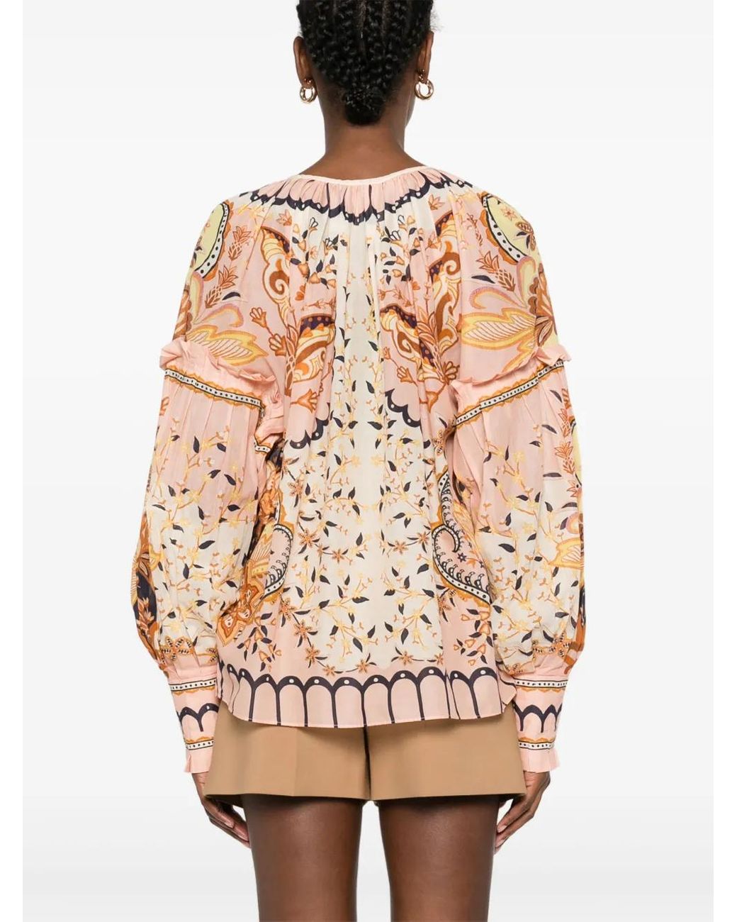 Farm Rio Pink Jaipur Blouse