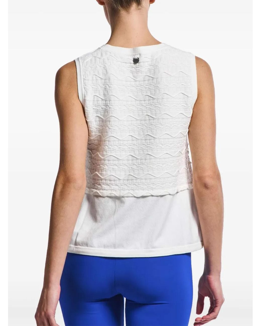 High White Textured Top