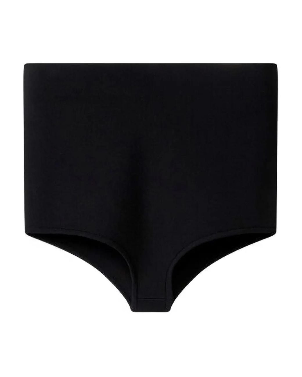 Fabiana Filippi Black Ribbed-Knit Shorts