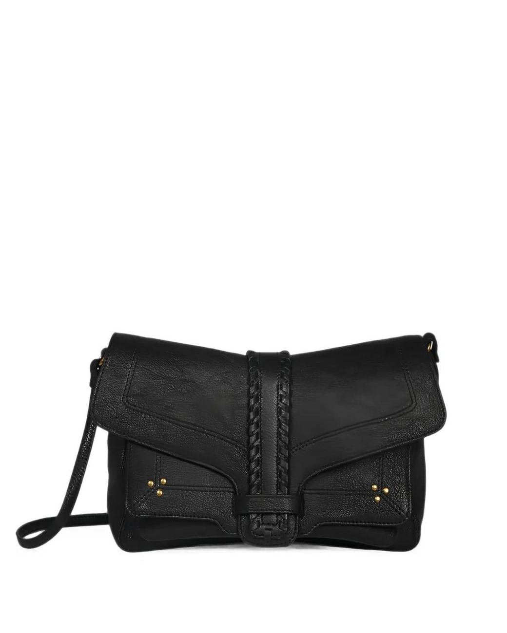 Jérôme Dreyfuss Black Harry Braided Leather Shoulder Bag