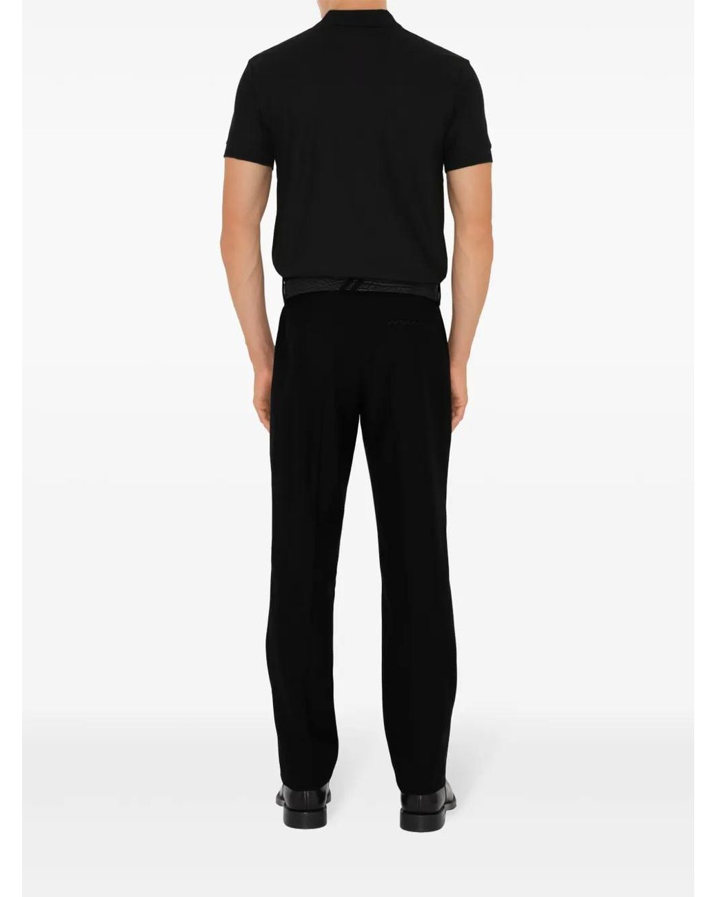 Burberry Black Eddie Polo for men