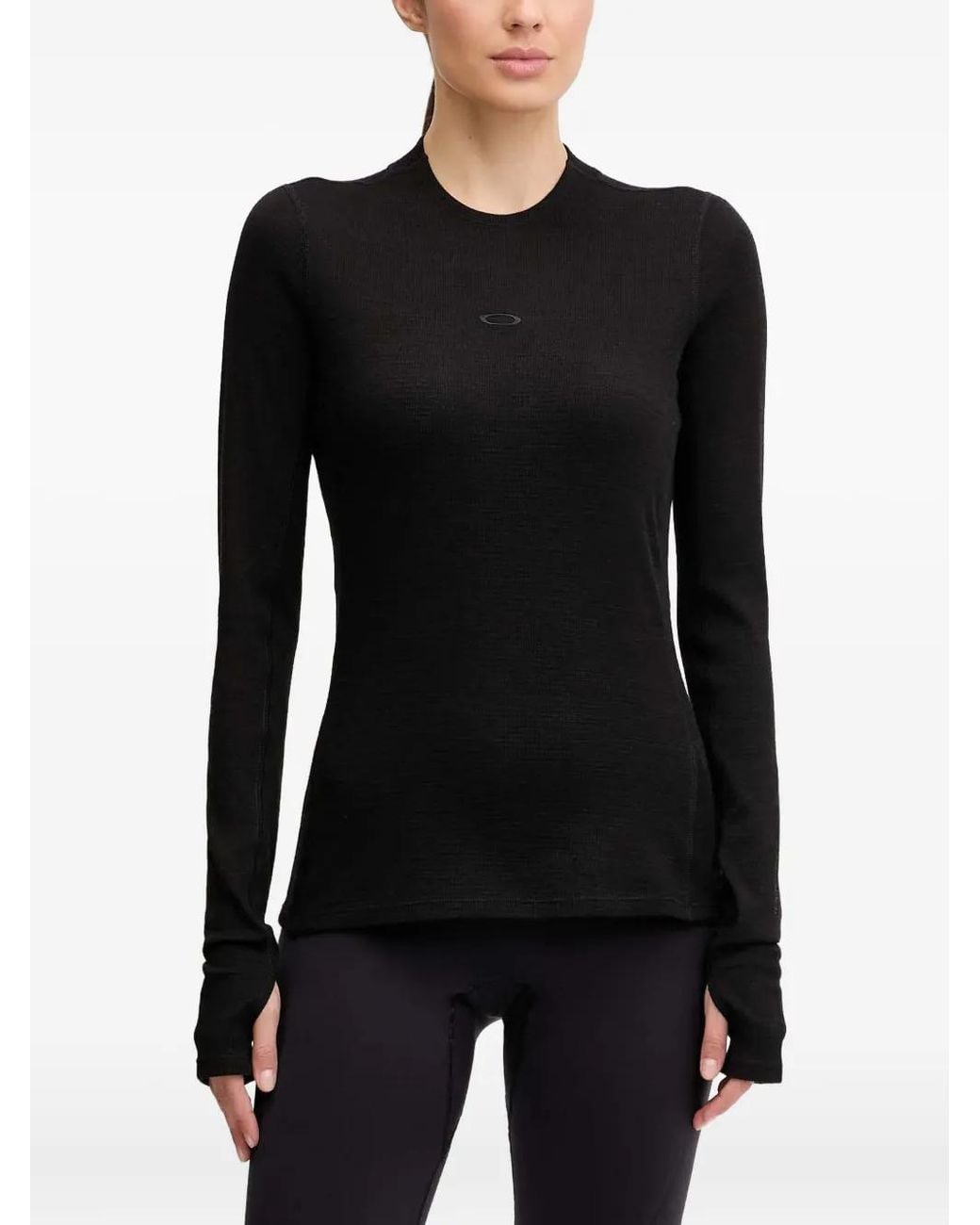 Oakley Black Long-Sleeve Base Layer
