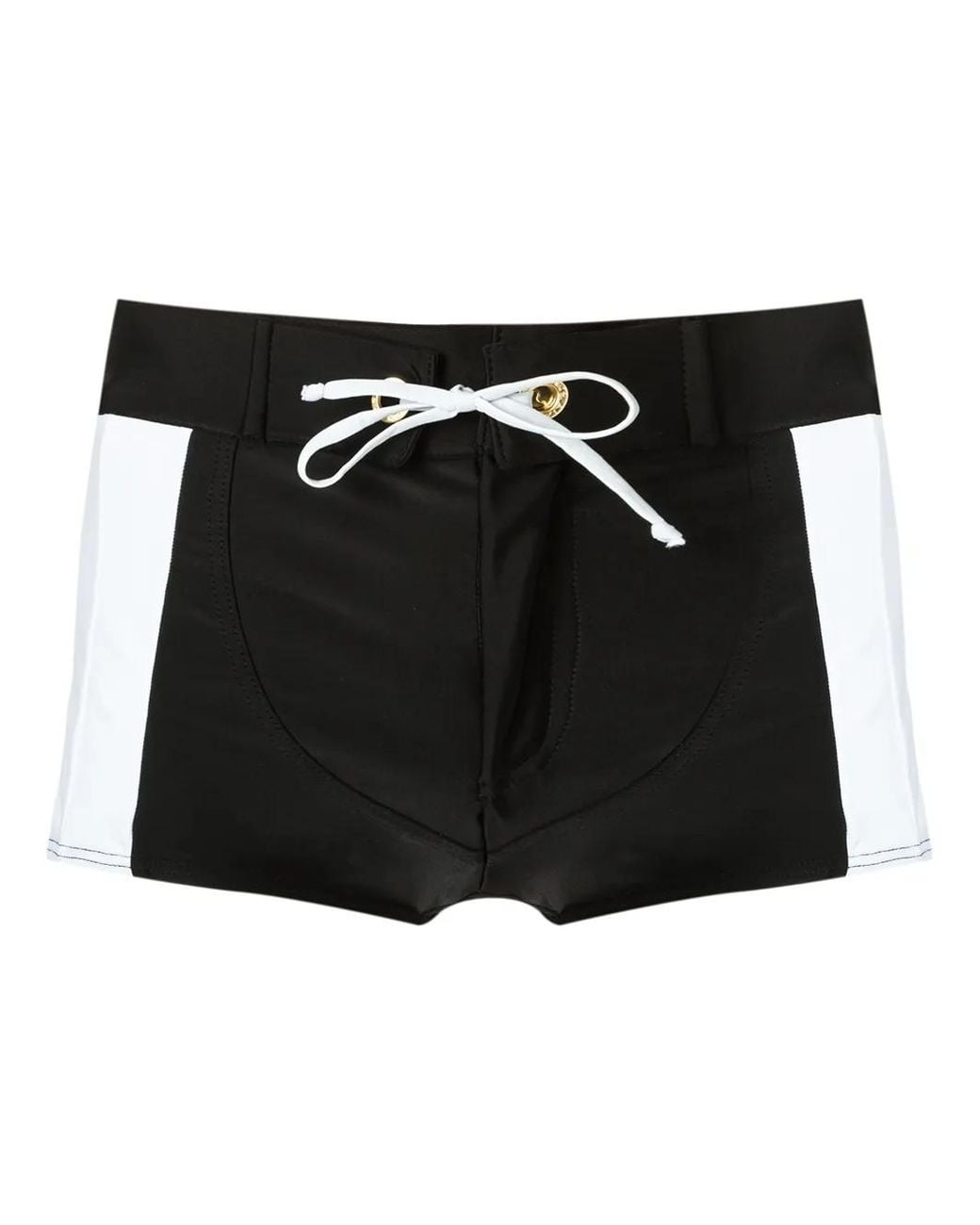 Panelled Drawstring Trunks Amir Slama pour homme en coloris Black