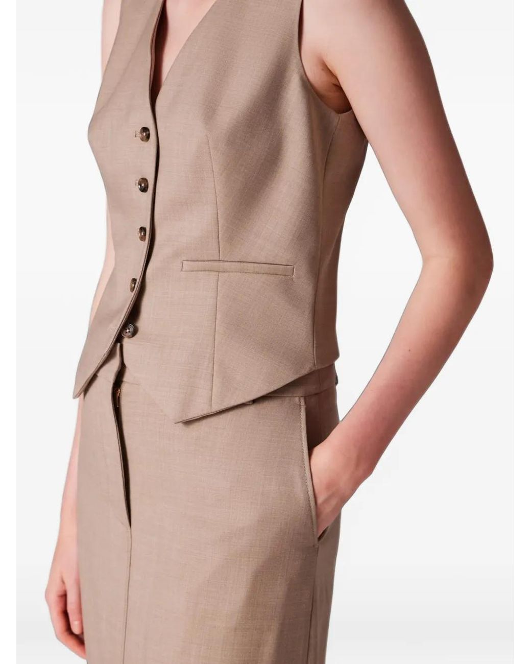 Paul Smith Natural Buttoned Waistcoat