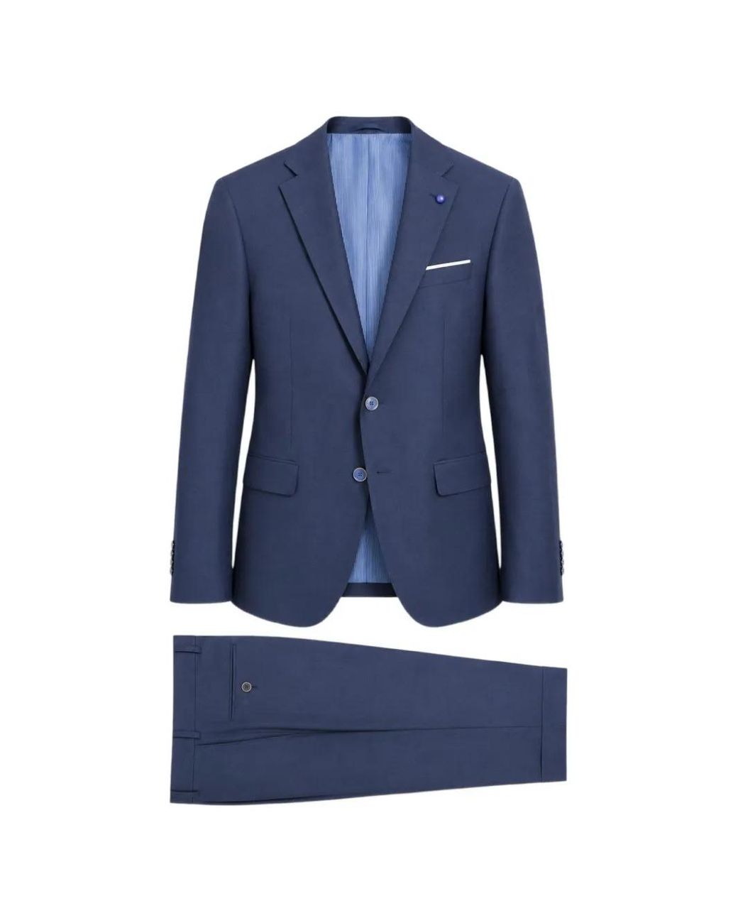 ETIEM TEXTIL S.L. Blue Single-Breasted Tailored Suit for men