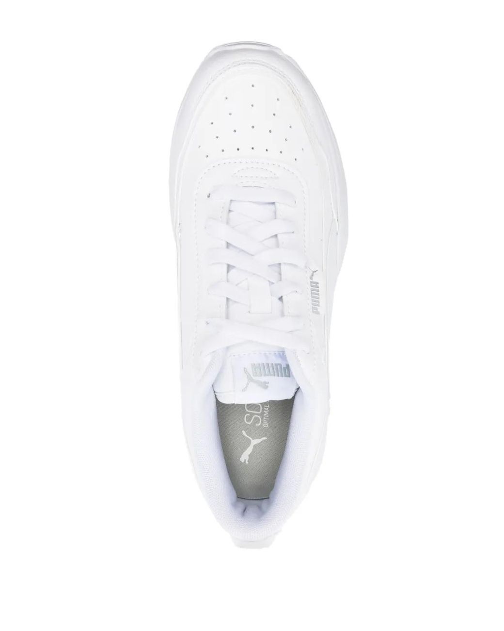 PUMA White Cilia Mode Low-Top Sneakers