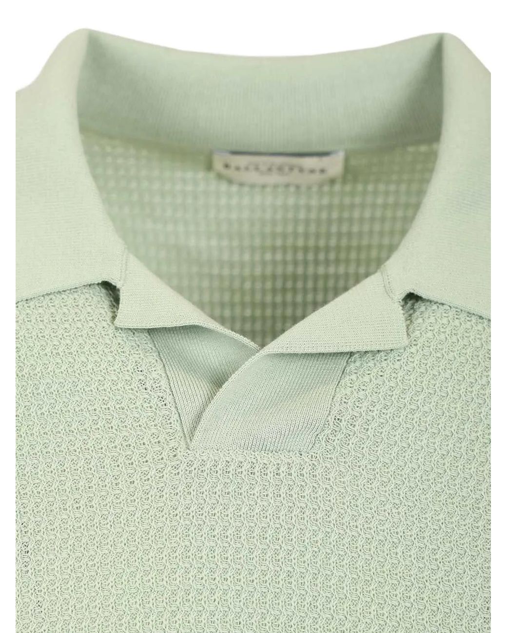 Ballantyne Green Waffle-Knit T-Shirt for men