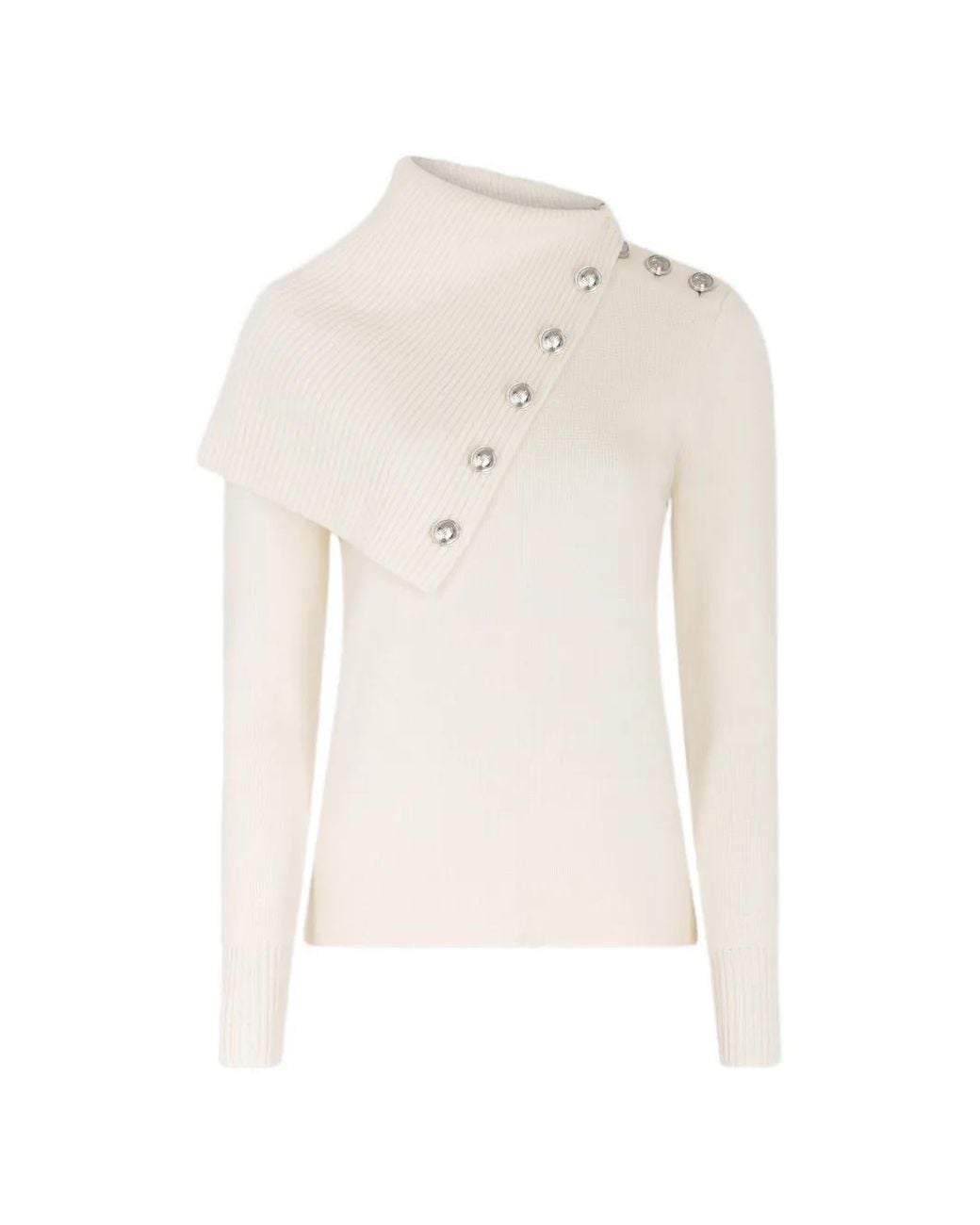 Rabanne White Temporary Wool Jumper