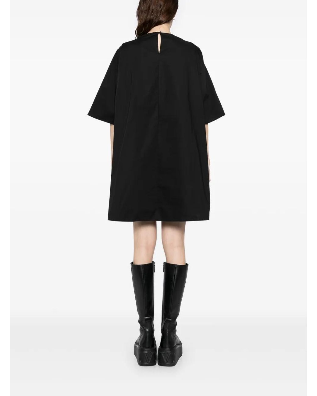 JNBY Black Bow-Detail Dress