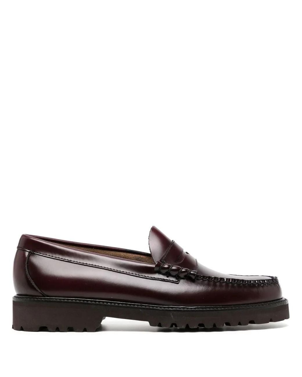 G.H.BASS Brown Weejuns 90S Larson Penny Loafers for men
