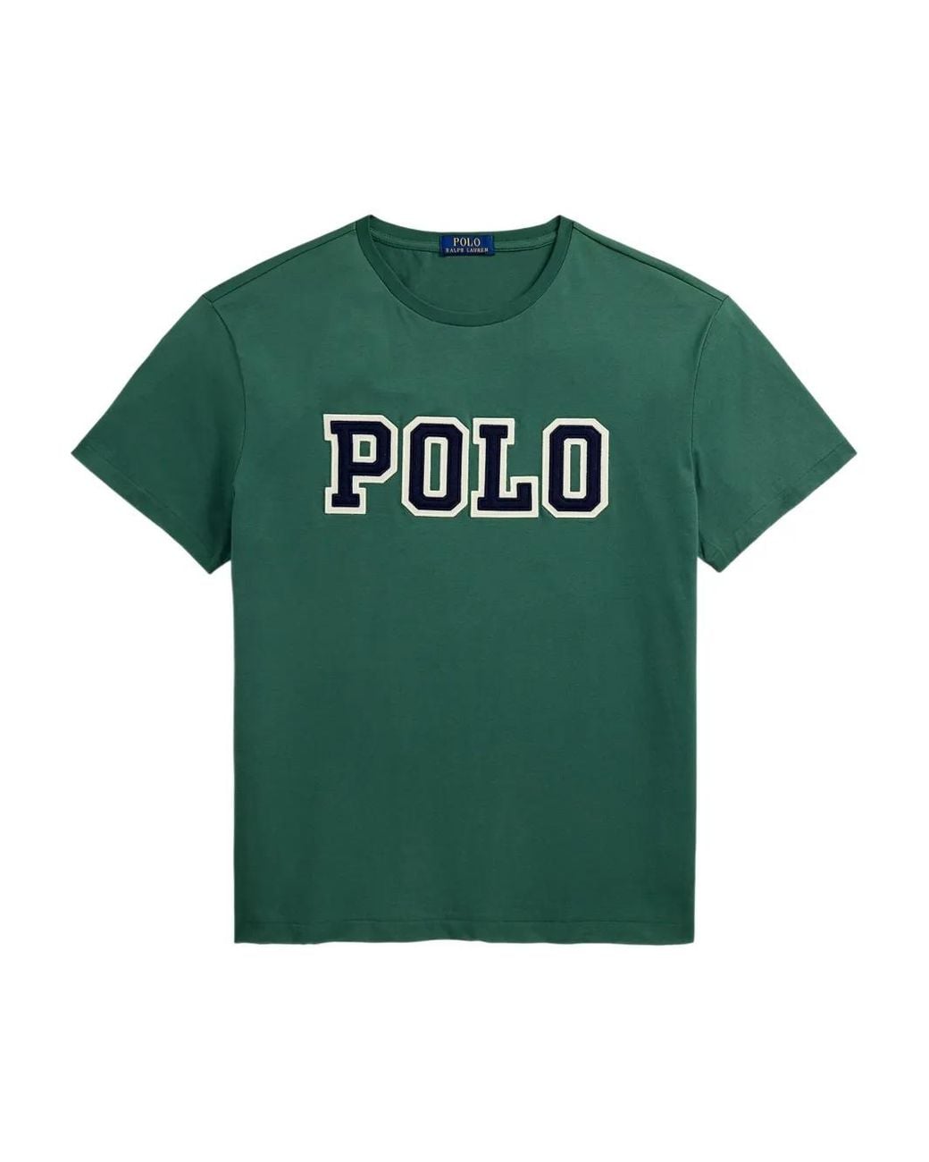Polo Ralph Lauren Green Crewneck Printed T-Shirt for men