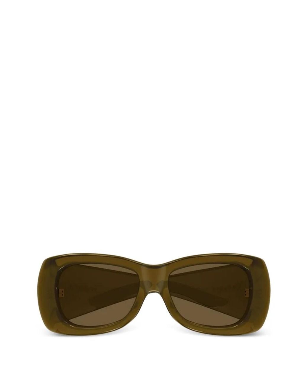 Saint Laurent Green Sl 901 Howl Rectangle-Frame Sunglasses
