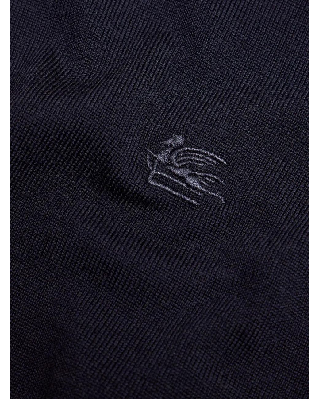 Etro Blue Sweater for men