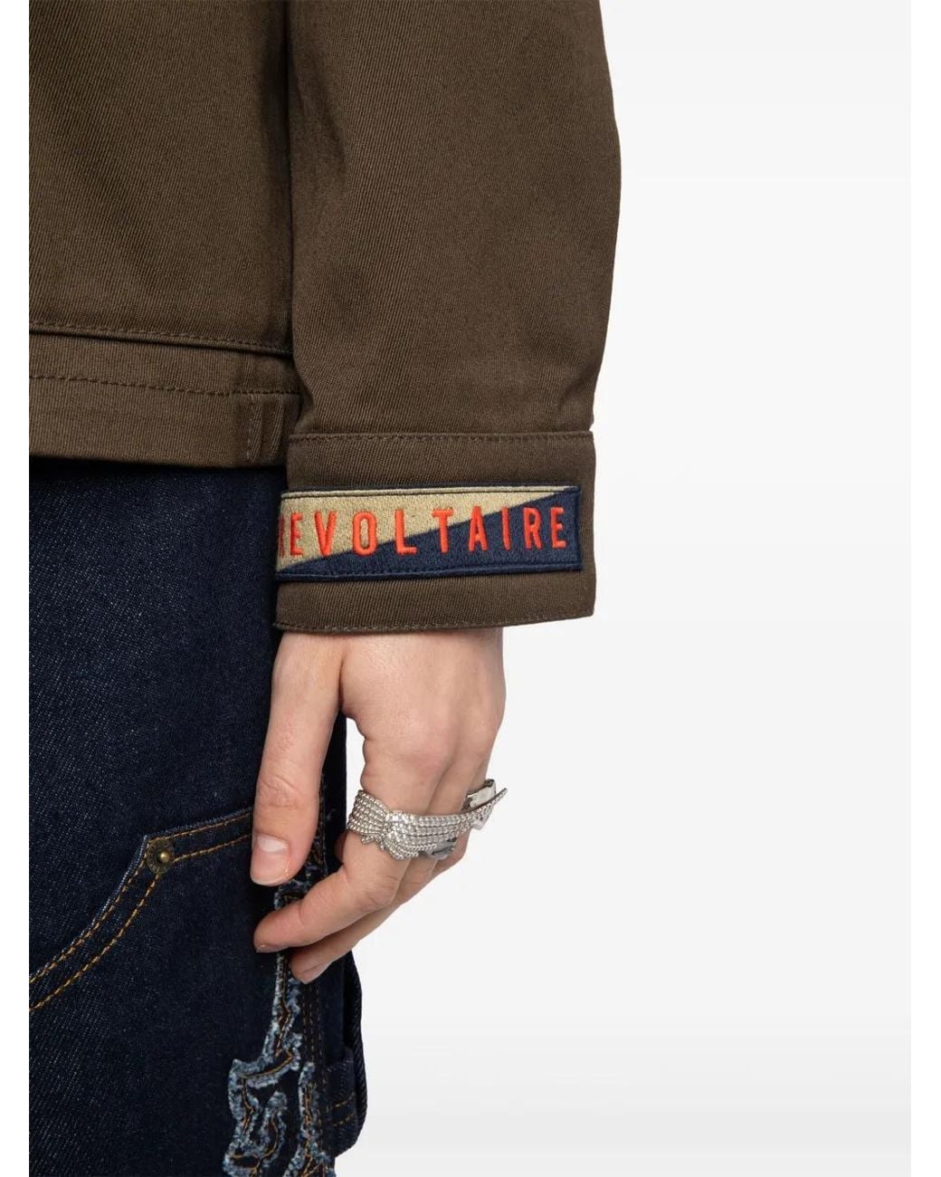 Zadig & Voltaire Brown Kid Jacket