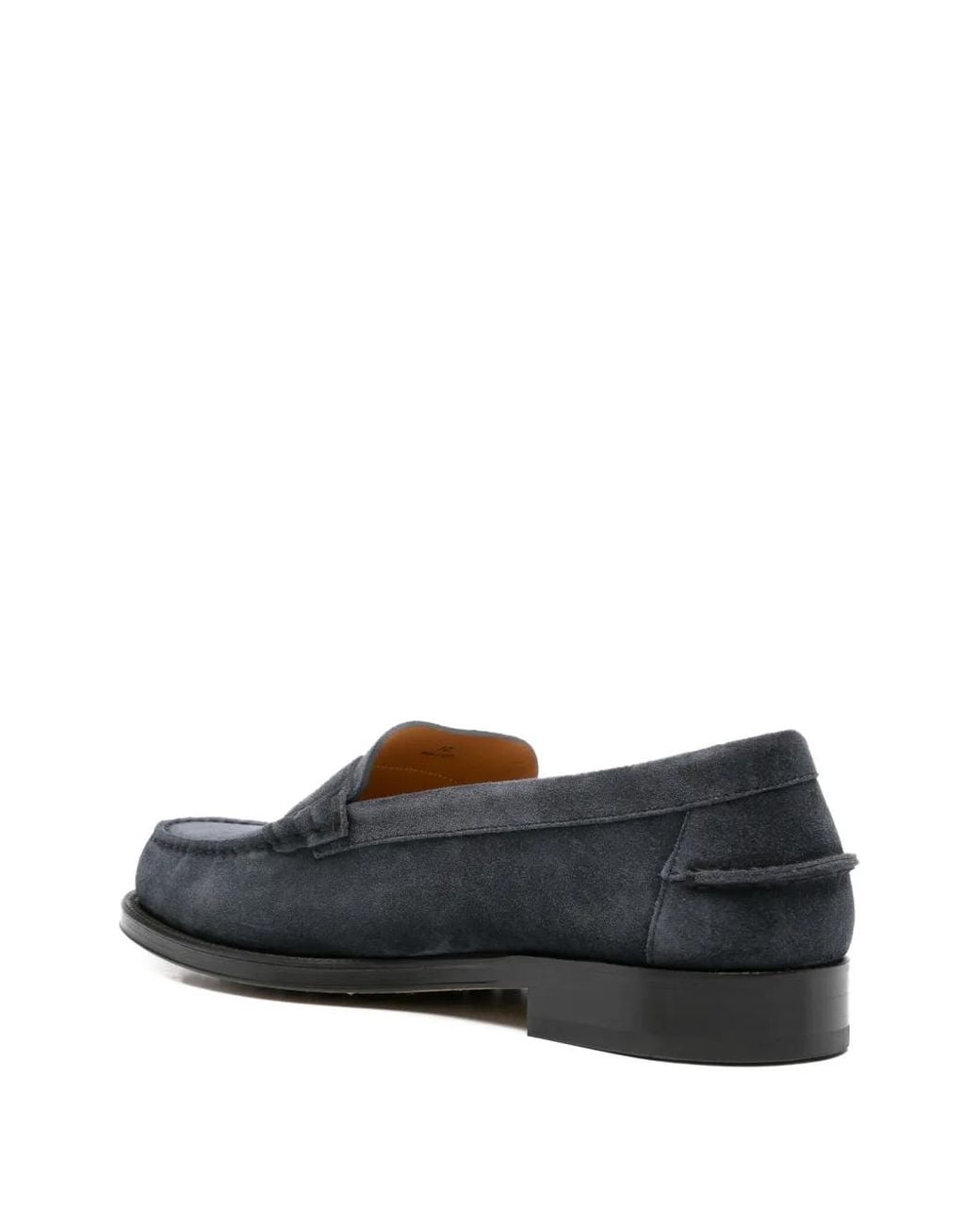 Tod's Blue Penny Leather Loafers for men