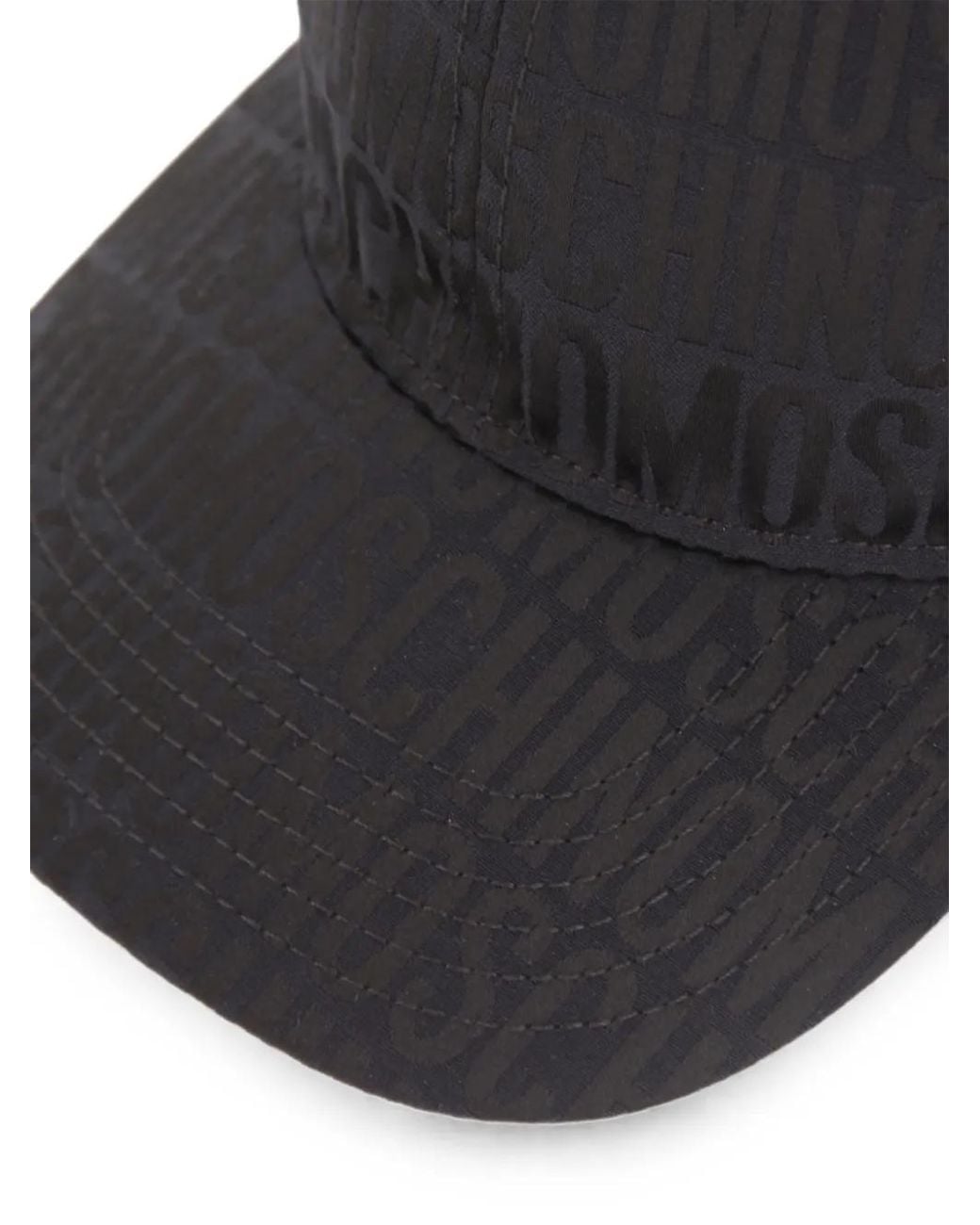 Moschino Black Lost And Found Cap for men