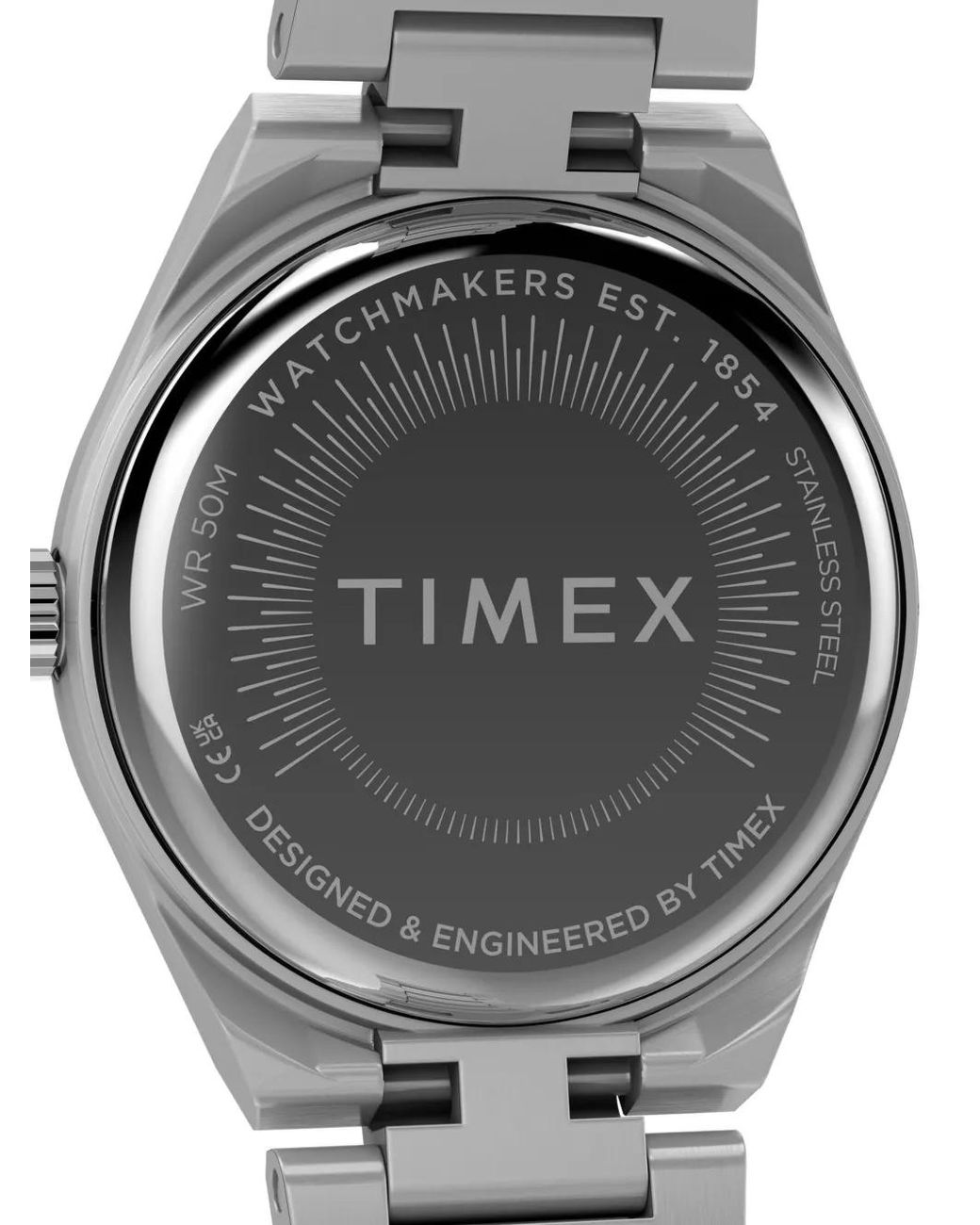 Timex White Q Continental 24Mm Watch