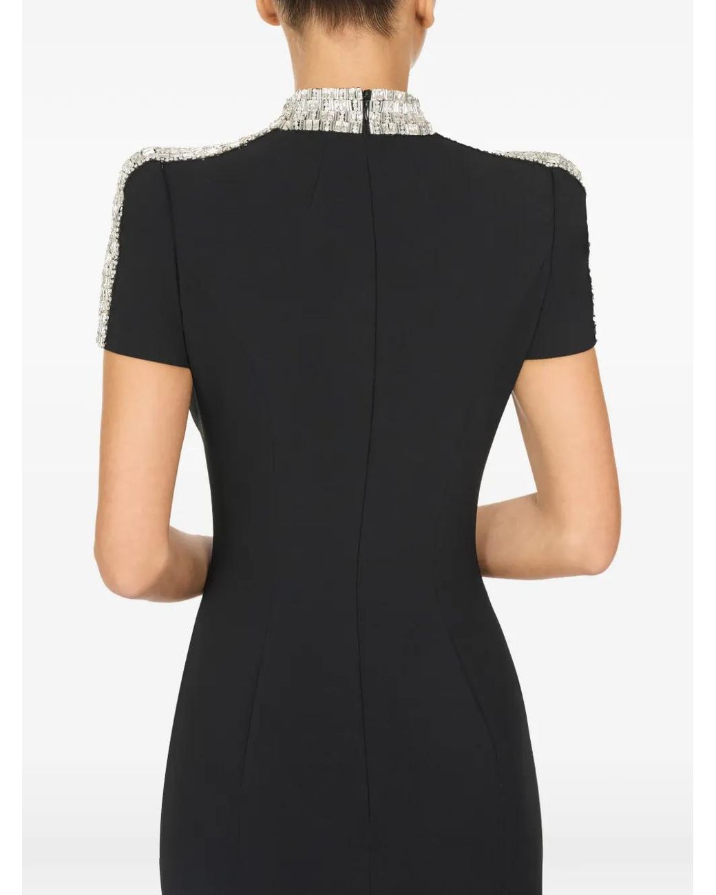 Robe Mesa Jenny Packham en coloris Black