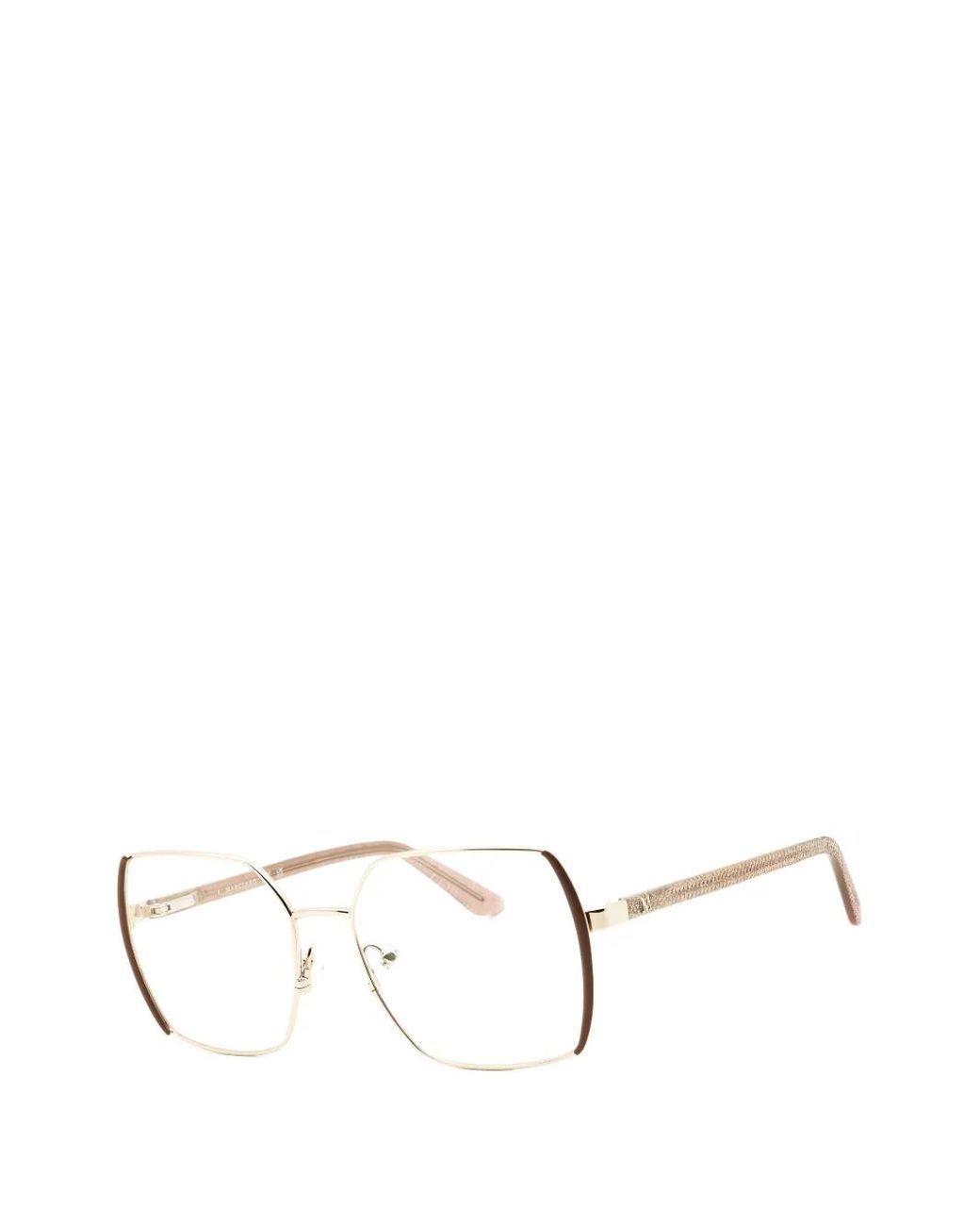 GUESS EYEWEAR White Geometric-Frame Glasses
