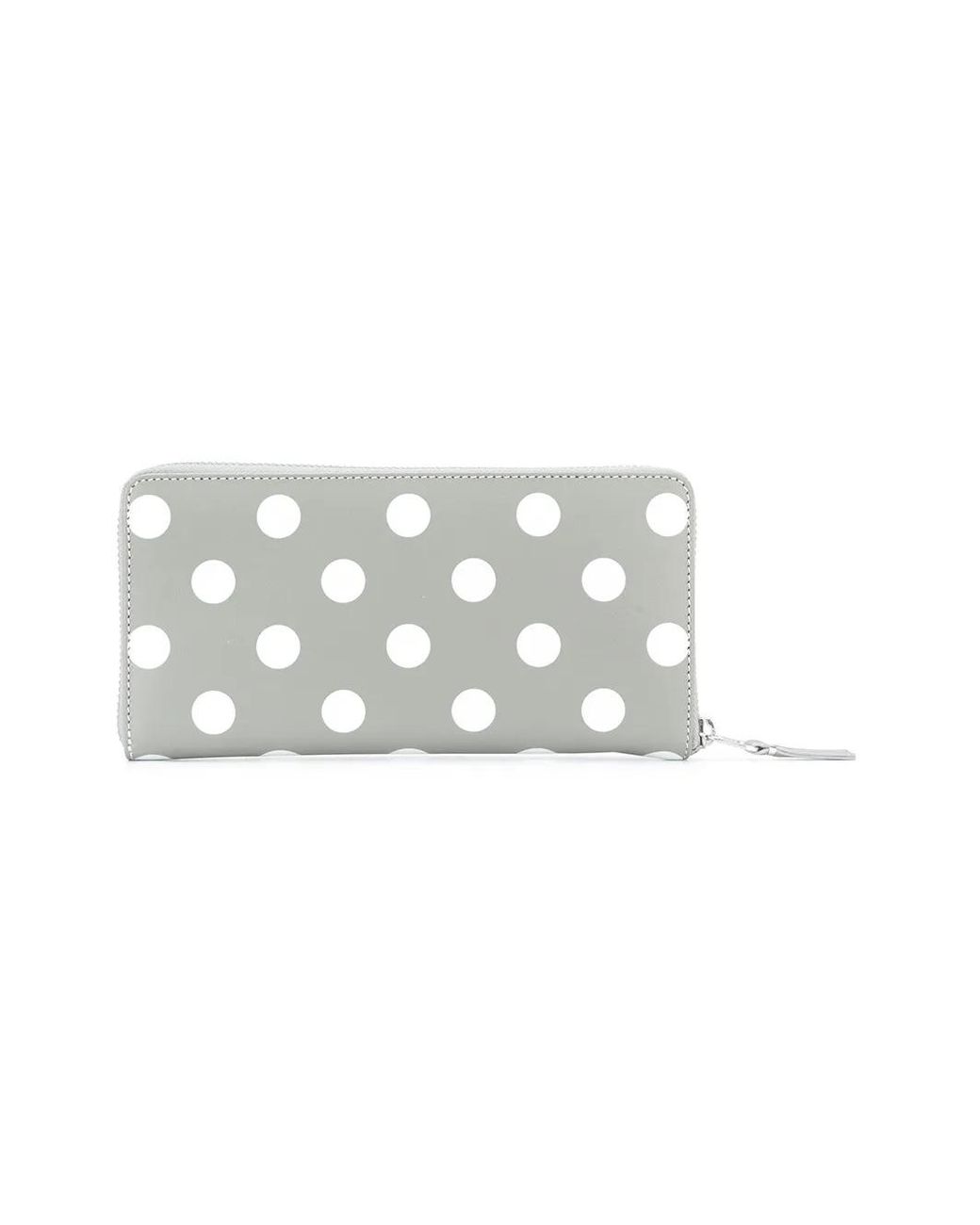 Comme des Garçons Metallic Polka Dot Zip Wallet