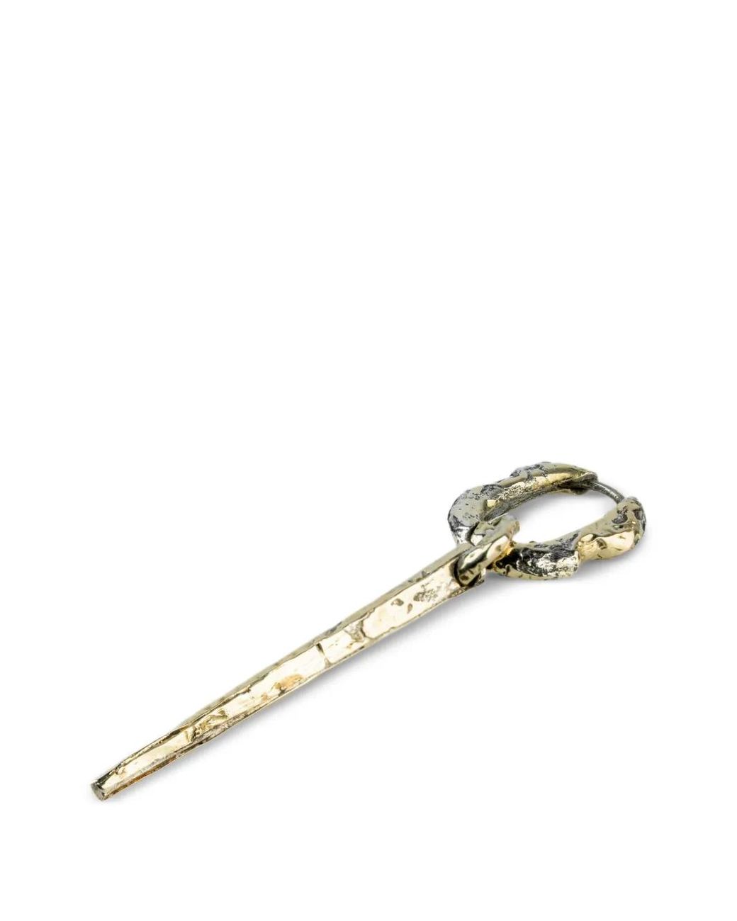 Parts Of 4 White Deco Mini Spike Earring