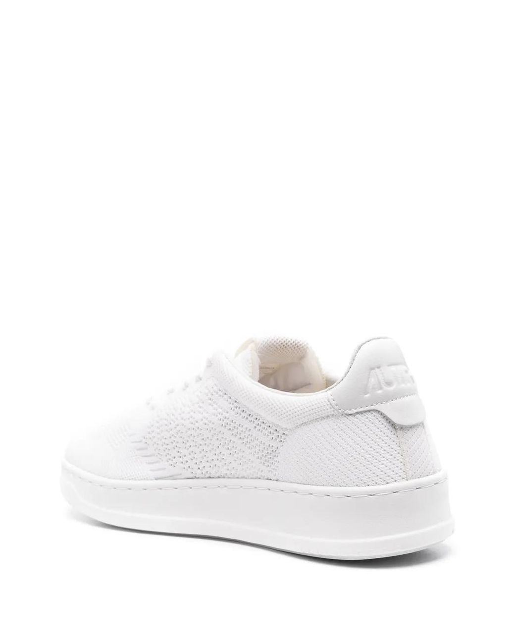 Autry White Easeknit Medalist Sneakers for men