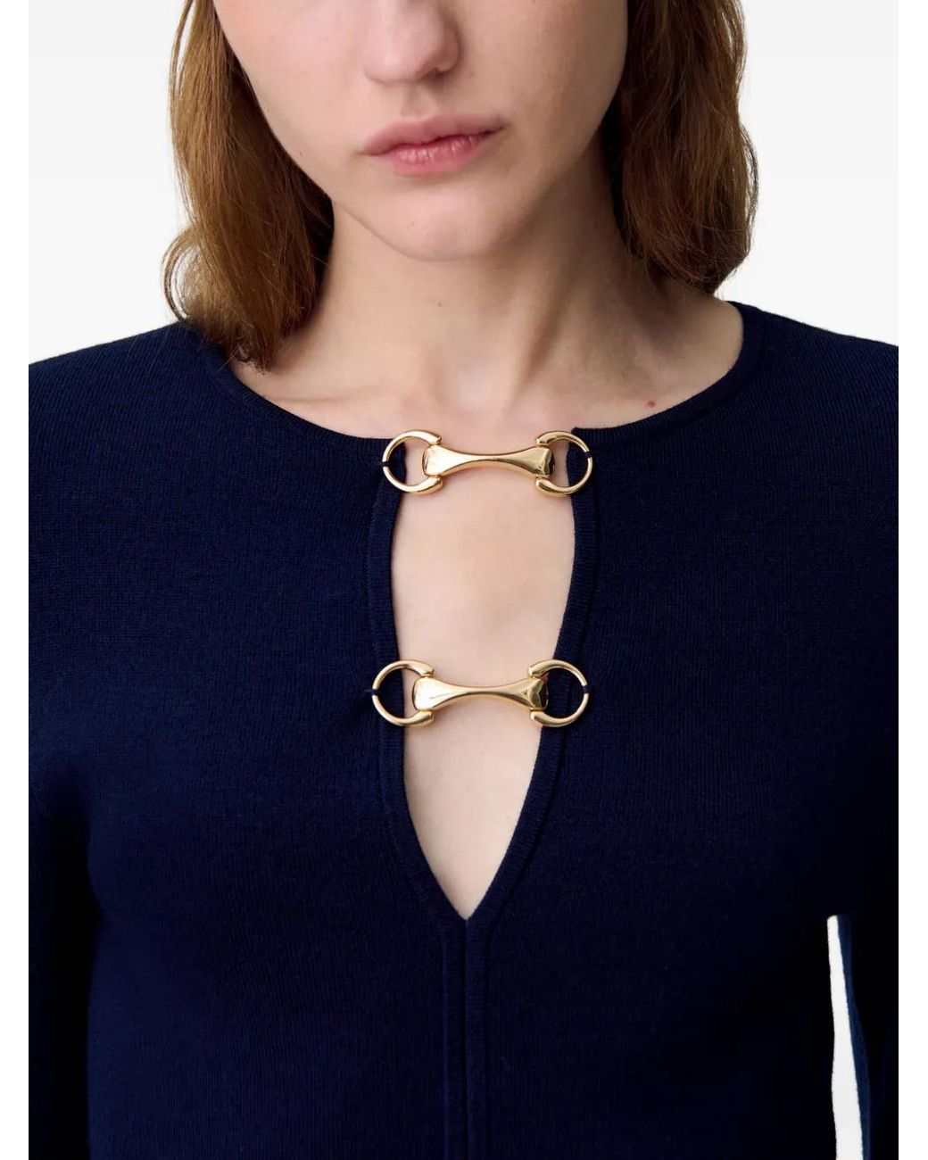 Claudie Pierlot Flared Midi-Jurk in het Blue
