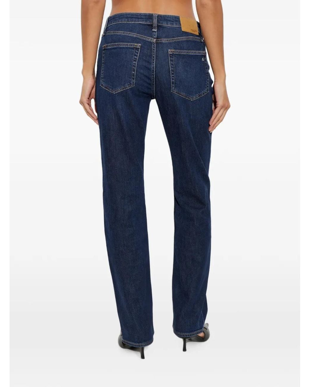 Rag & Bone Blue Sutton Slim-Fit Jeans