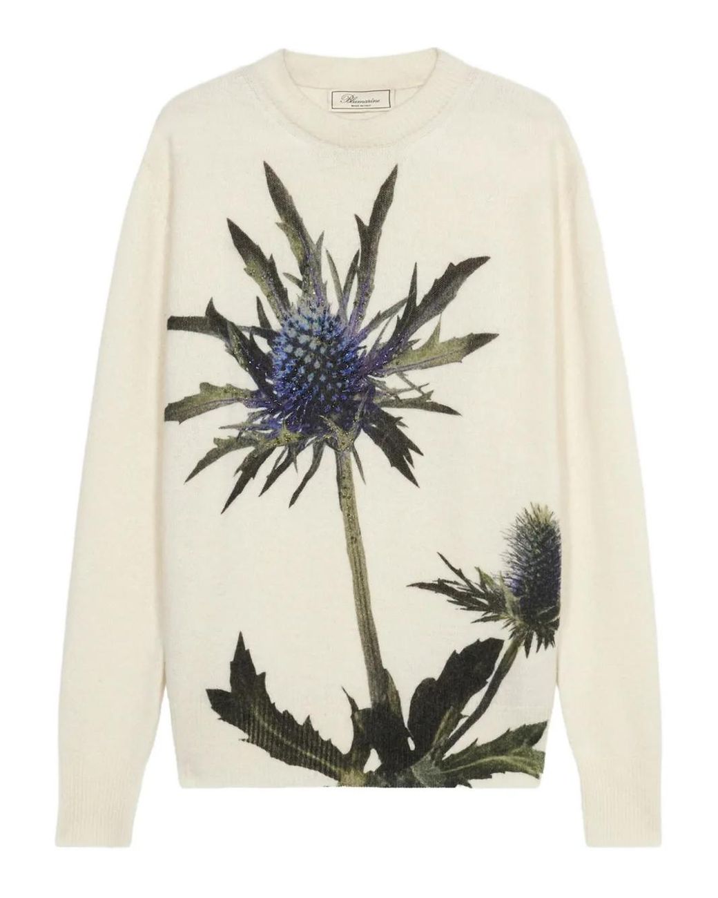 Pull À Fleurs Blumarine en coloris Natural