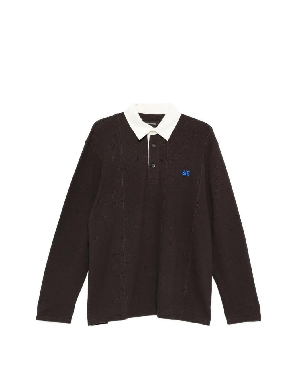 Wales Bonner Black City Polo Shirt for men
