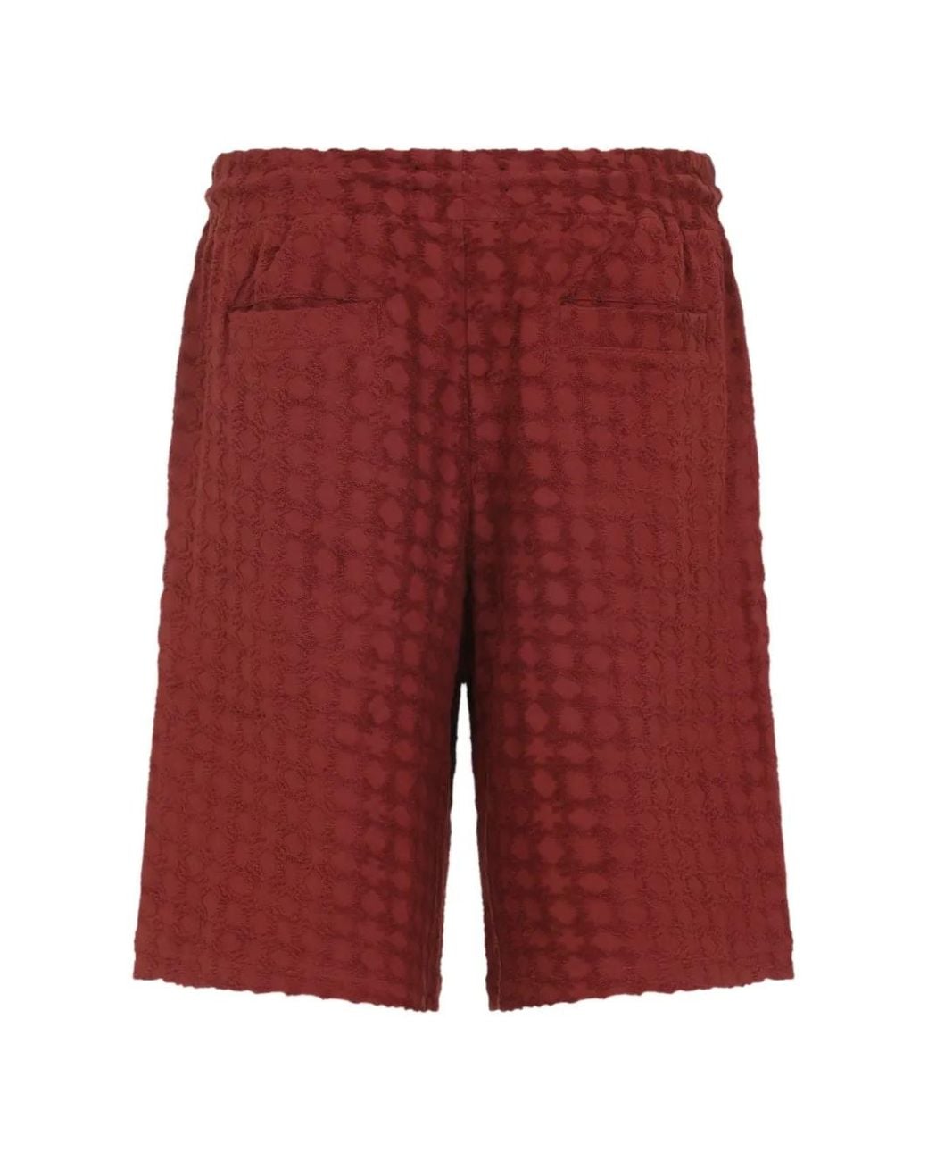 Amiri Red 'Chateau' Bermuda for men