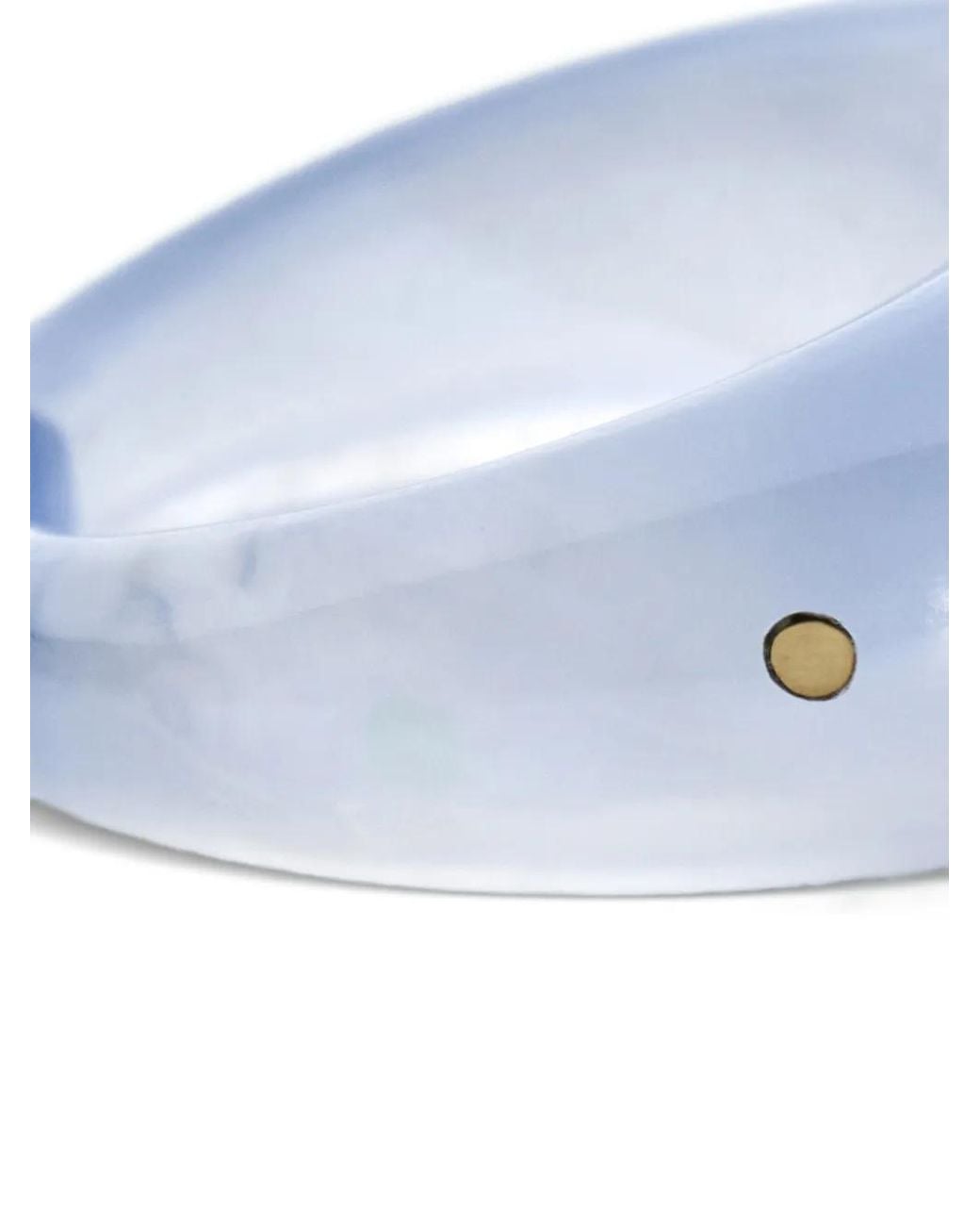 Luminous 27 Blue Criolla Chalcedony Ear Cuff