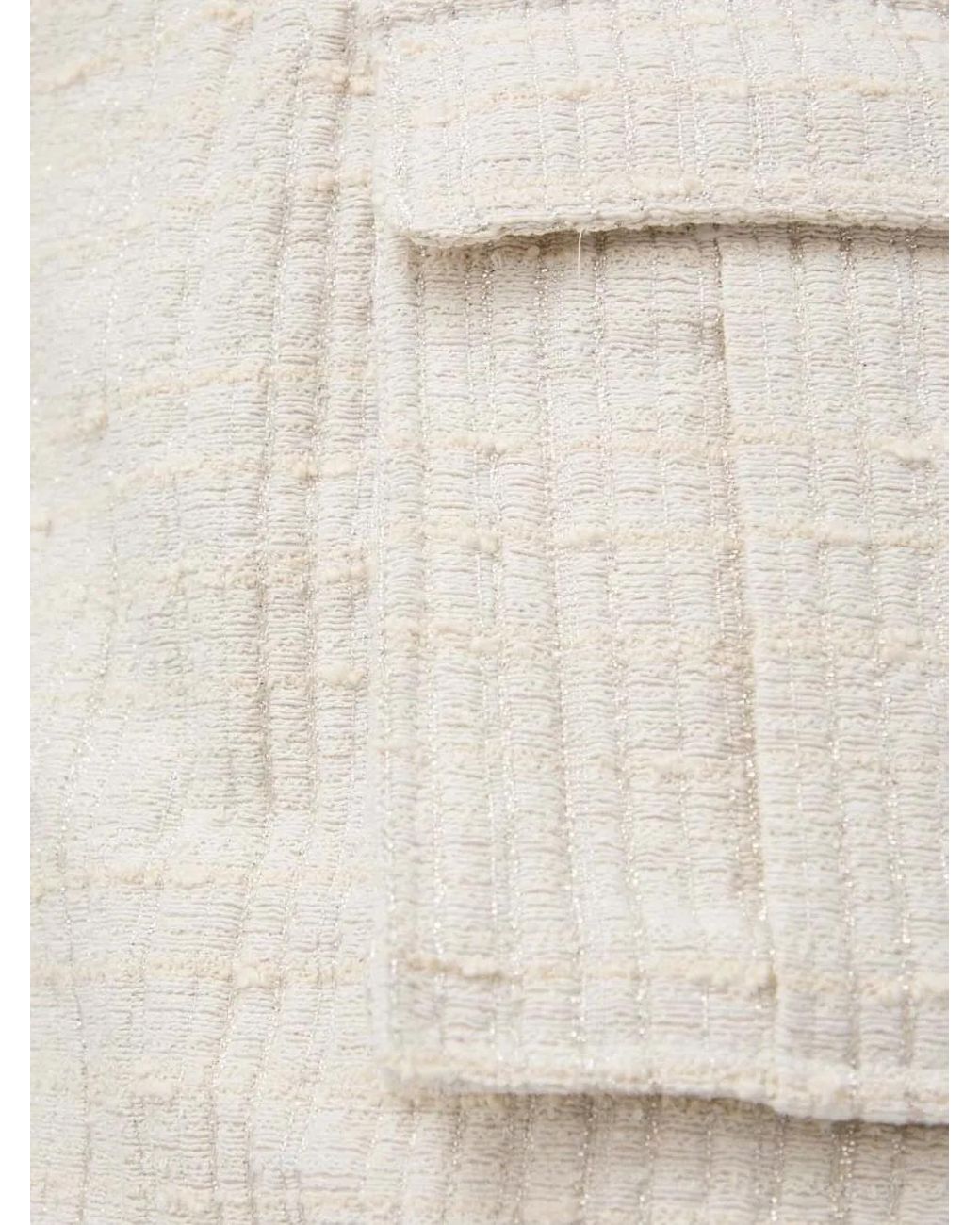 Custommade• Natural Tweed Skirt
