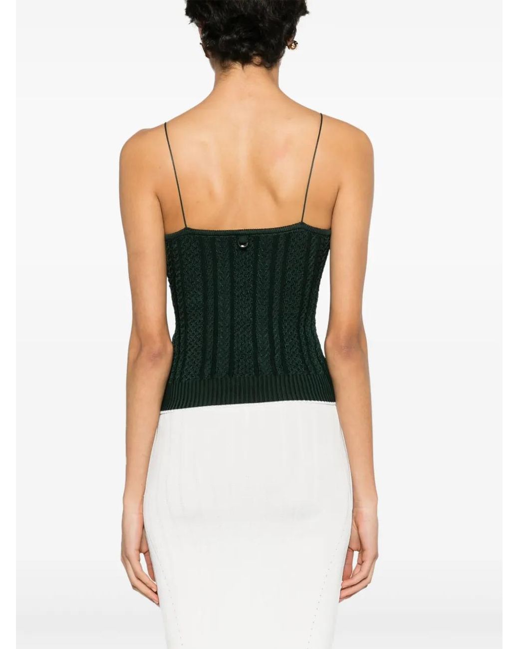 Jacquemus Black Le Haut Bela Ribbed-Knit Top