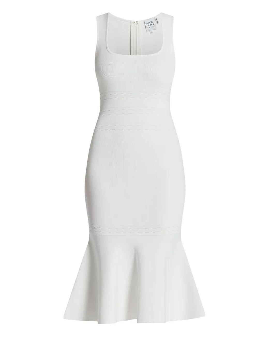 open lace back dress Herve Leger Women's The Sophie Dress - Black