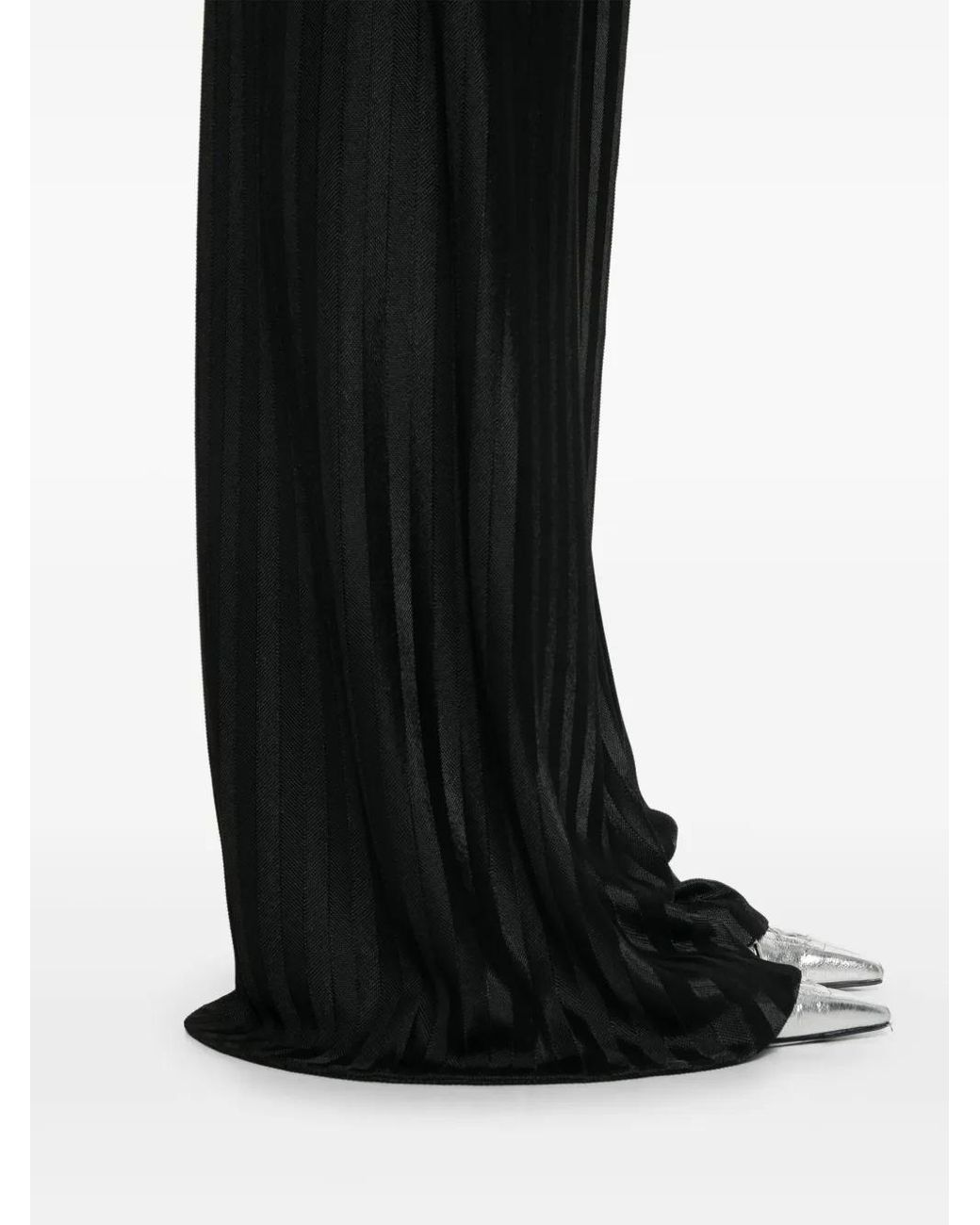 Tom Ford Black Wide-Leg Trousers
