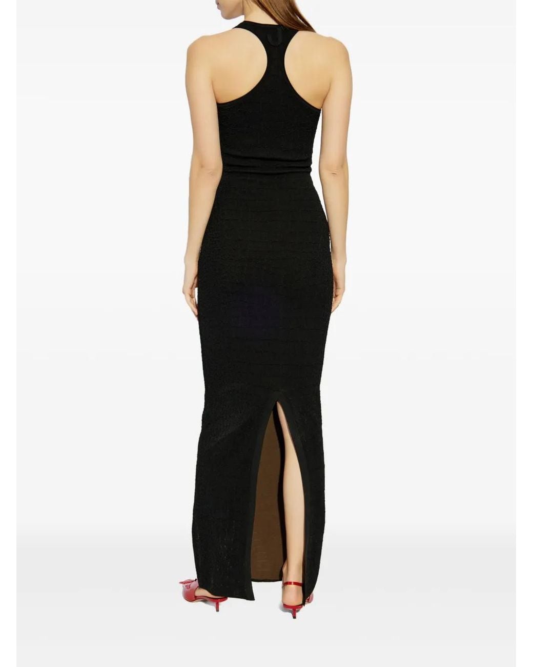 Jacquemus Black Sleeveless Midi Dress