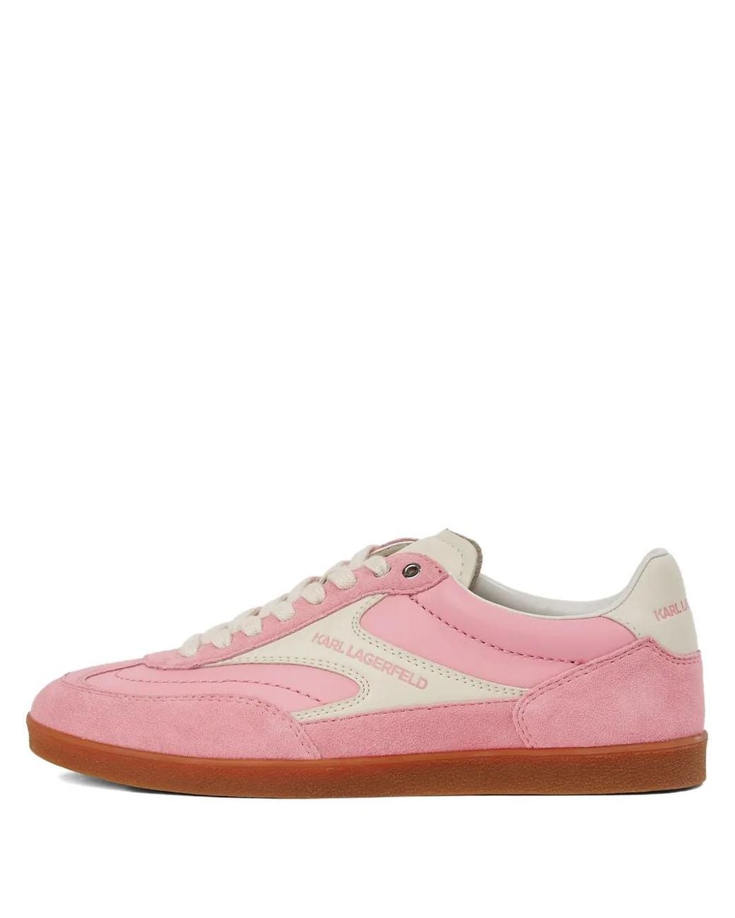 Karl Lagerfeld Pink Kandidate Lace Sneakers